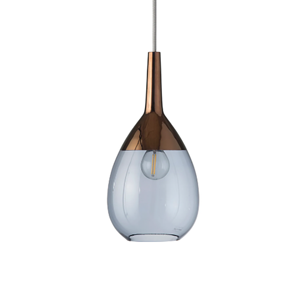 Buy Pendant Lights Australia Lute Pendant Light W140mm Glass - LA1014
