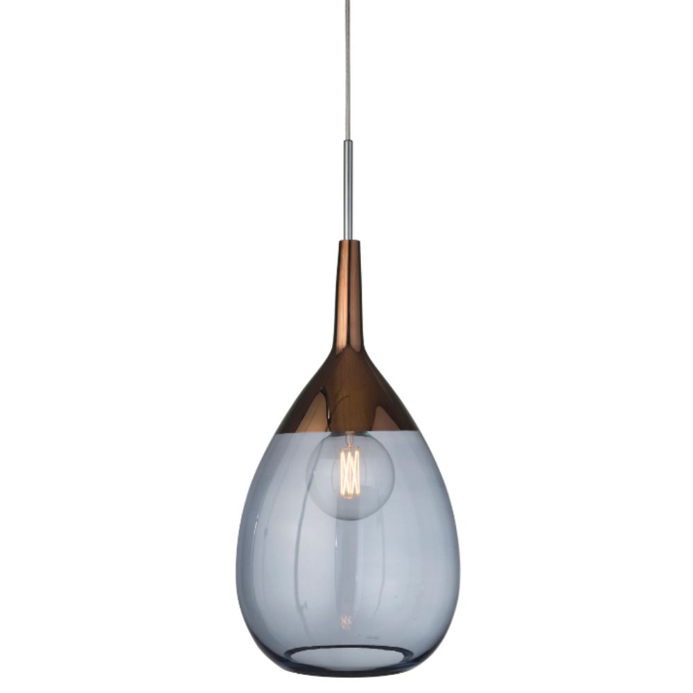 Buy Pendant Lights Australia Lute Pendant Light W310mm Glass - LA1013