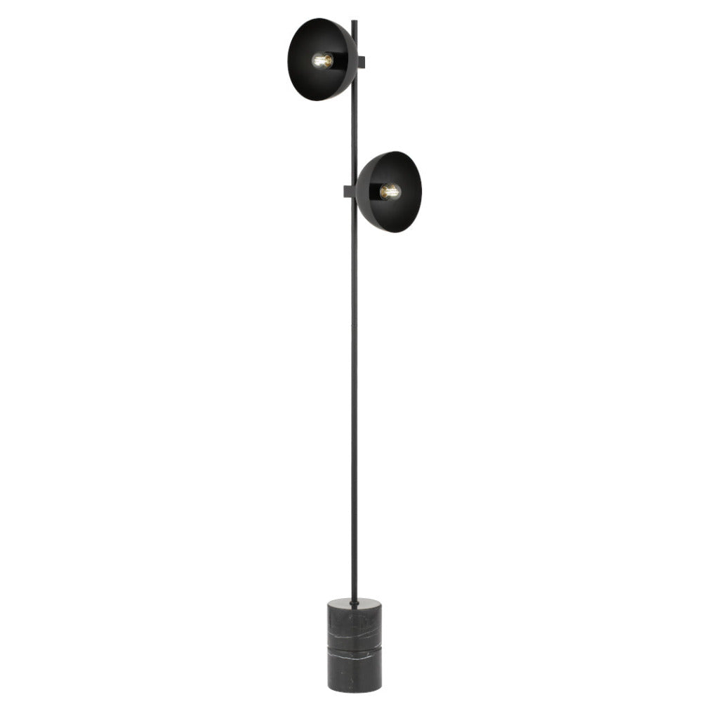 Buy Floor Lamps Australia Efrain 2 Light Floor Lamp Black - EFRAIN FL-BK