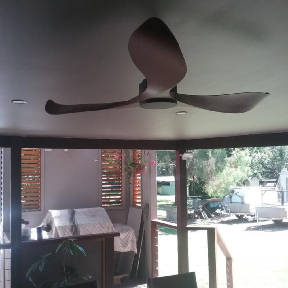 Buy DC Ceiling Fans Australia Eagle DC Ceiling Fan 56" Rubbed Bronze + Remote Control - FC360143RB