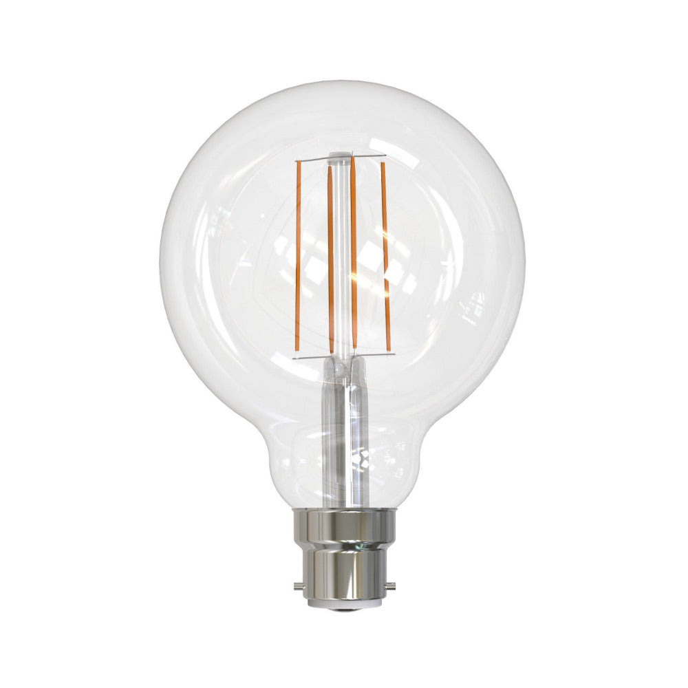 Buy LED Filament Globes Australia Filament G95 Dimmable LED Globe 240V 5W BC Clear 2700K - 205425