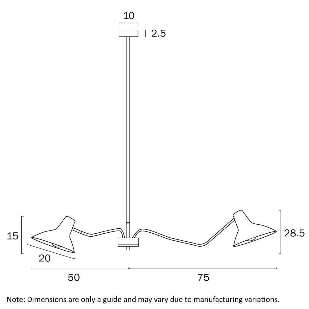 Buy Pendant Lights Australia Farbon 12 Lights Pendant Black/Brass Matt Metal - FARBON PE12-BK