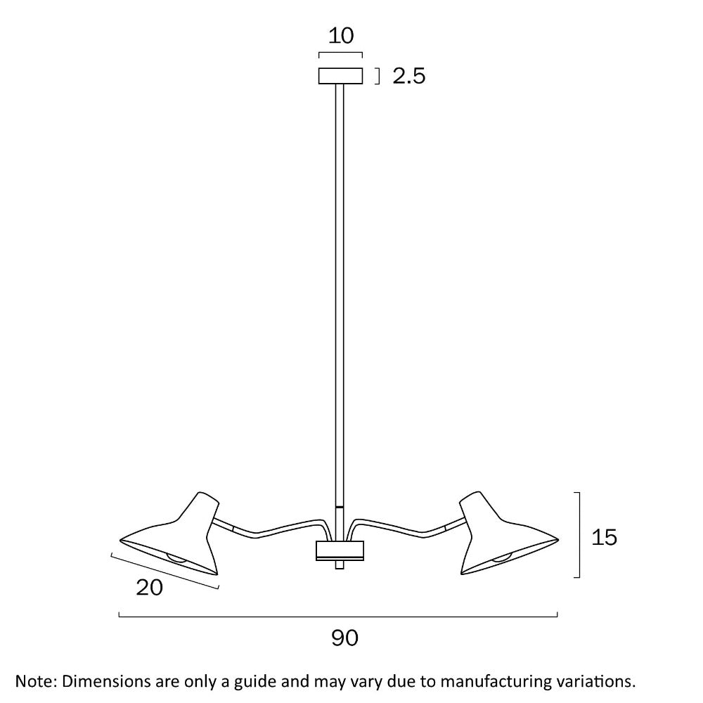 Buy Pendant Lights Australia Farbon 6 Lights Pendant Black/Brass Matt Metal - FARBON PE6-BK