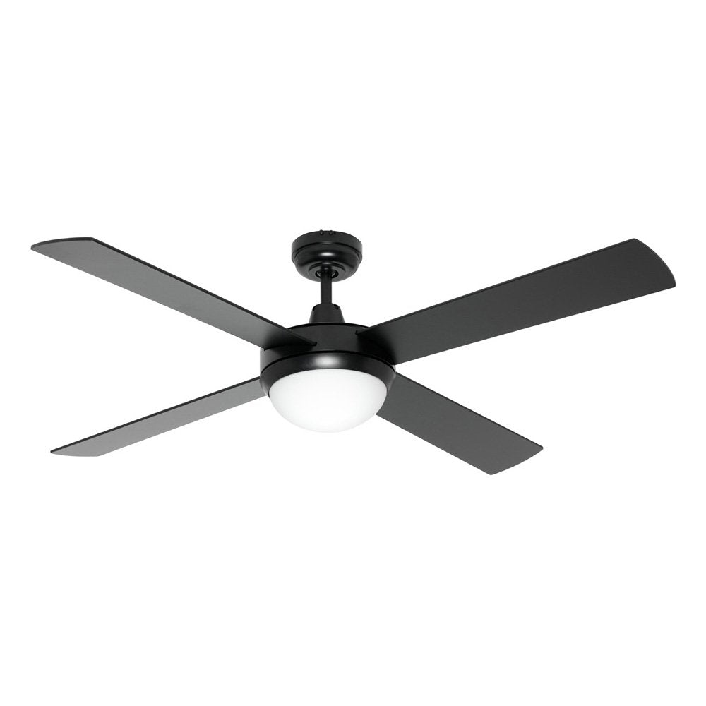 Buy AC Ceiling Fans With Light Australia Caprice AC Ceiling Fan 52" Black With B22 Light - FC252134BK