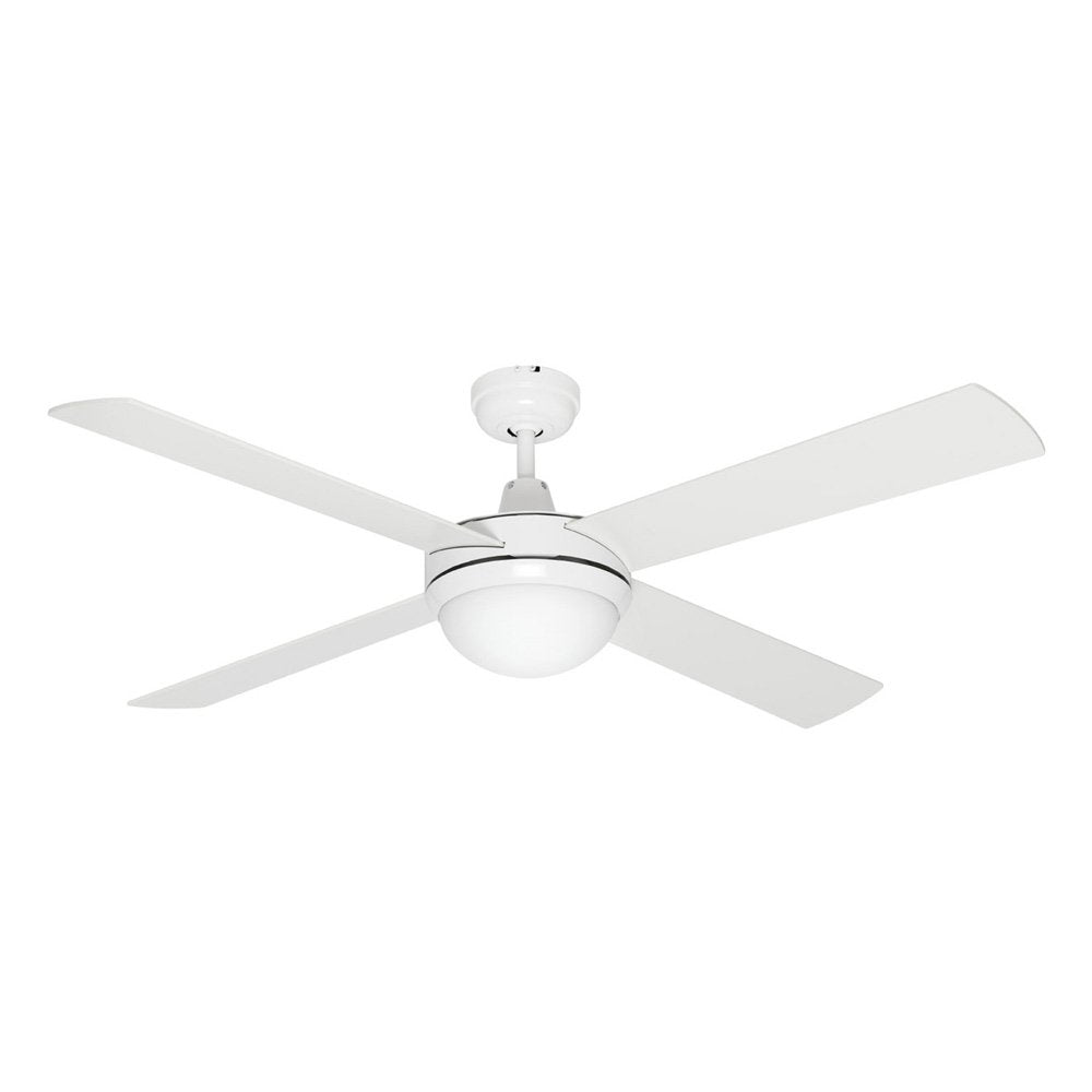 Buy AC Ceiling Fans With Light Australia Caprice AC Ceiling Fan 52" White With B22 Light - FC252134WH