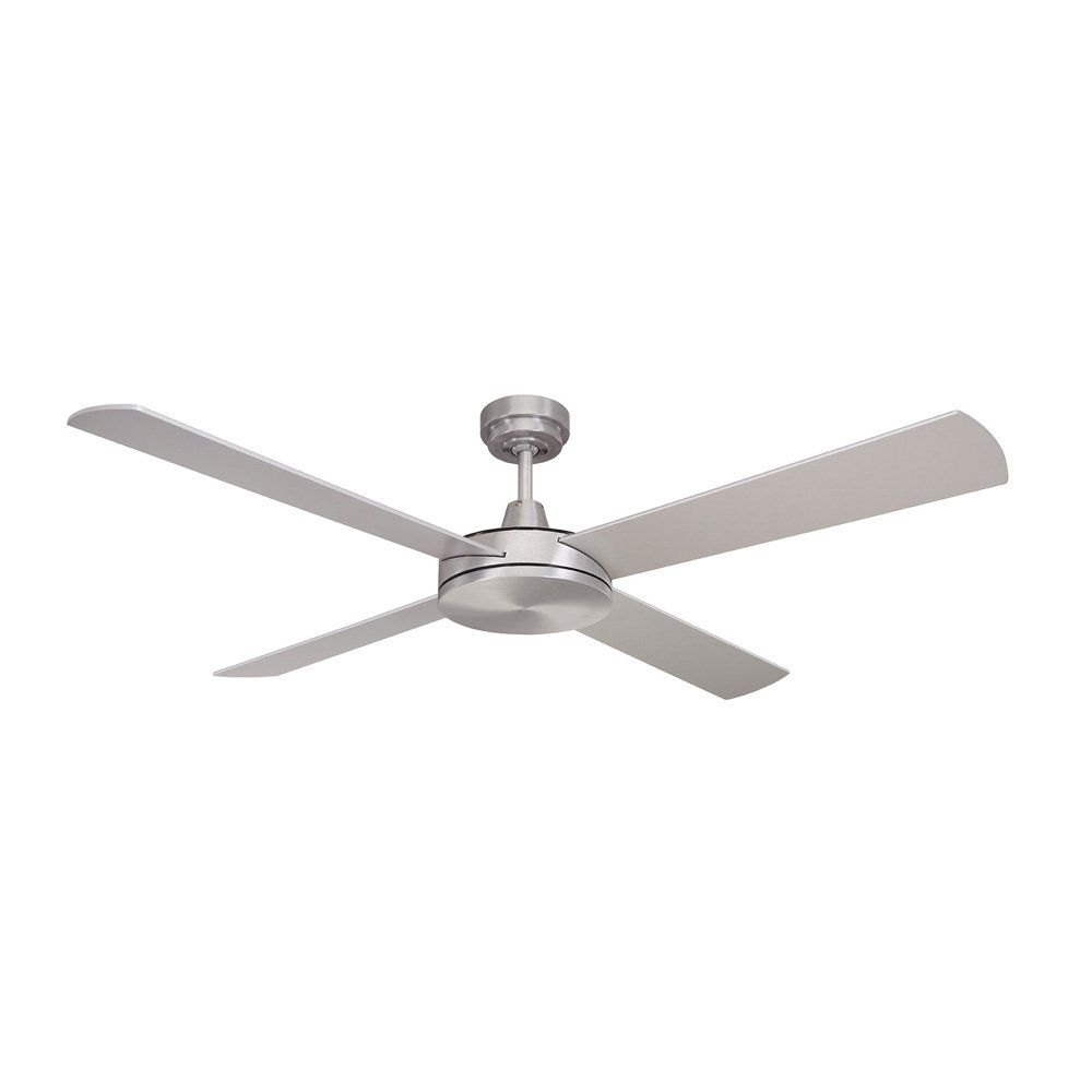 Luna AC Ceiling Fan 52" Brushed Steel - FC550134BS