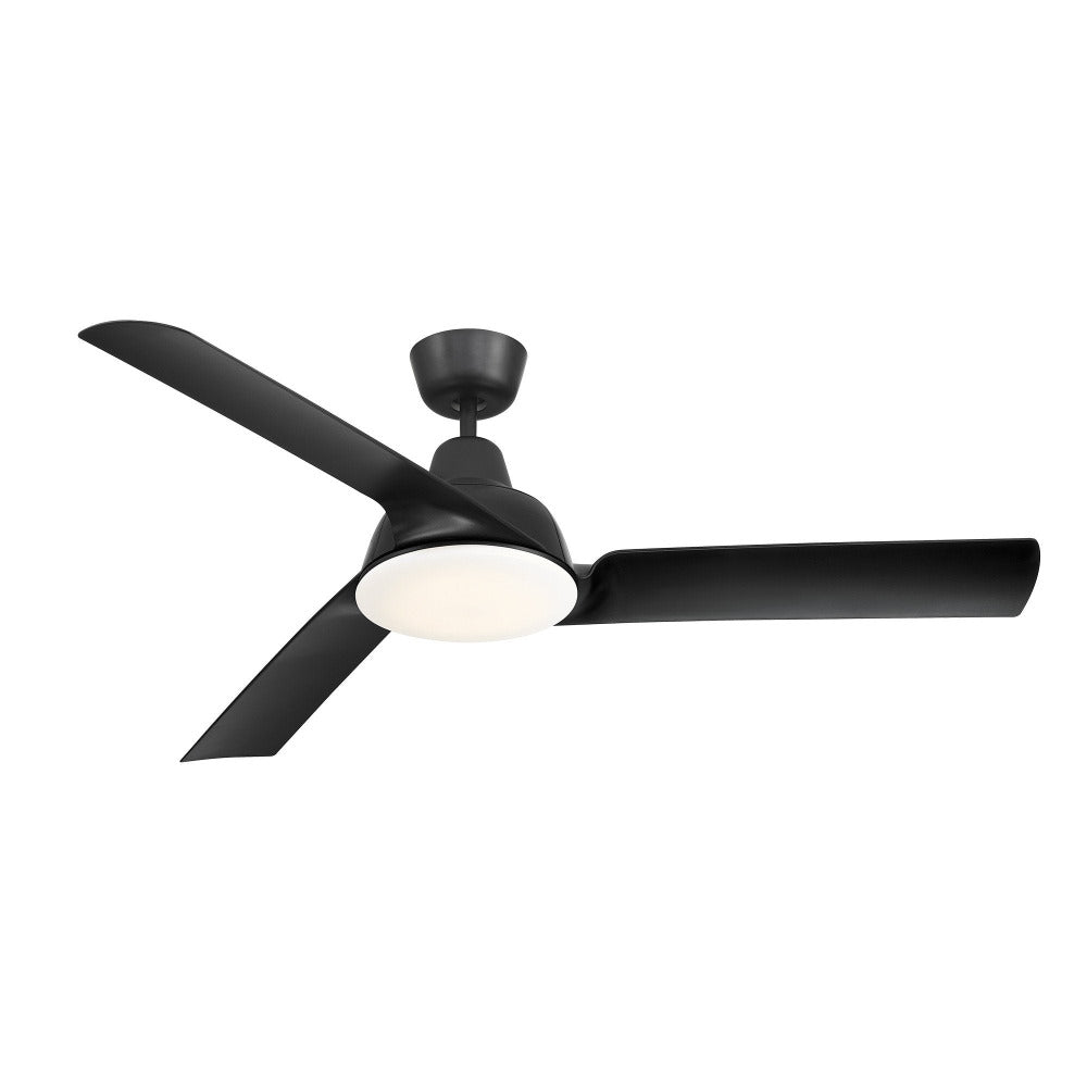 Buy AC Ceiling Fans With Light Australia Airventure AC Ceiling Fan 52" Black With LED Light - FC587133BK