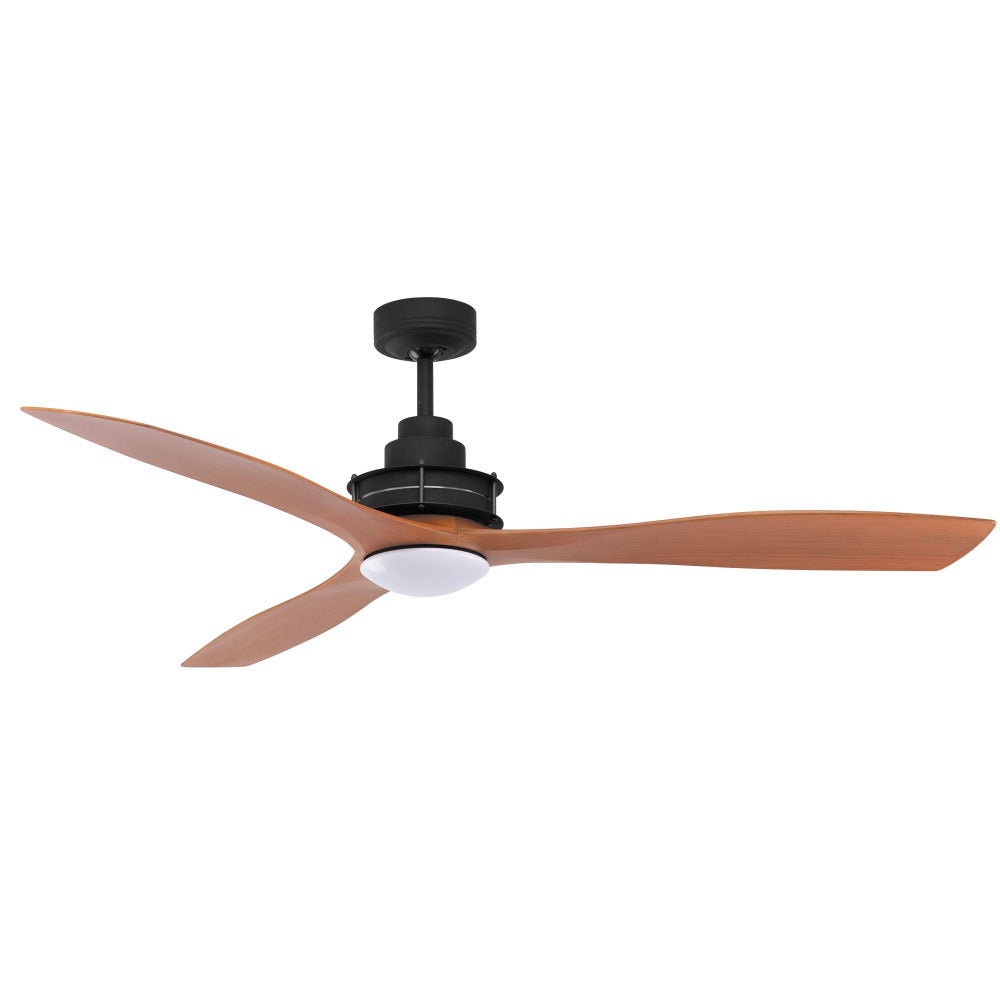 Clarence AC Ceiling Fan 56" Oil Rubbed Bronze With Dimmable TRI Colour LED Light - FC768143RB