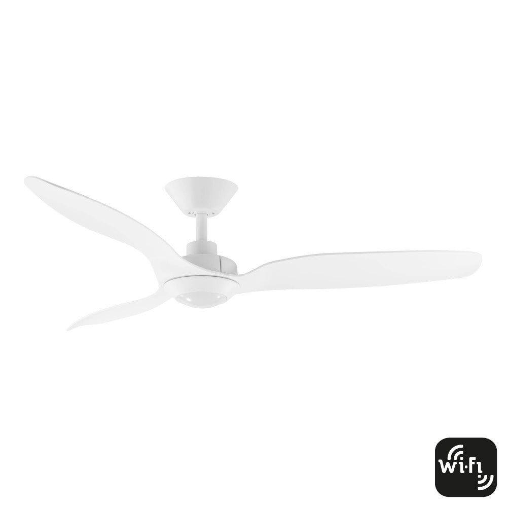Buy DC Ceiling Fans With Light Australia Casa Smart DC Ceiling Fan 52" White With LED Light - FC798133GWW