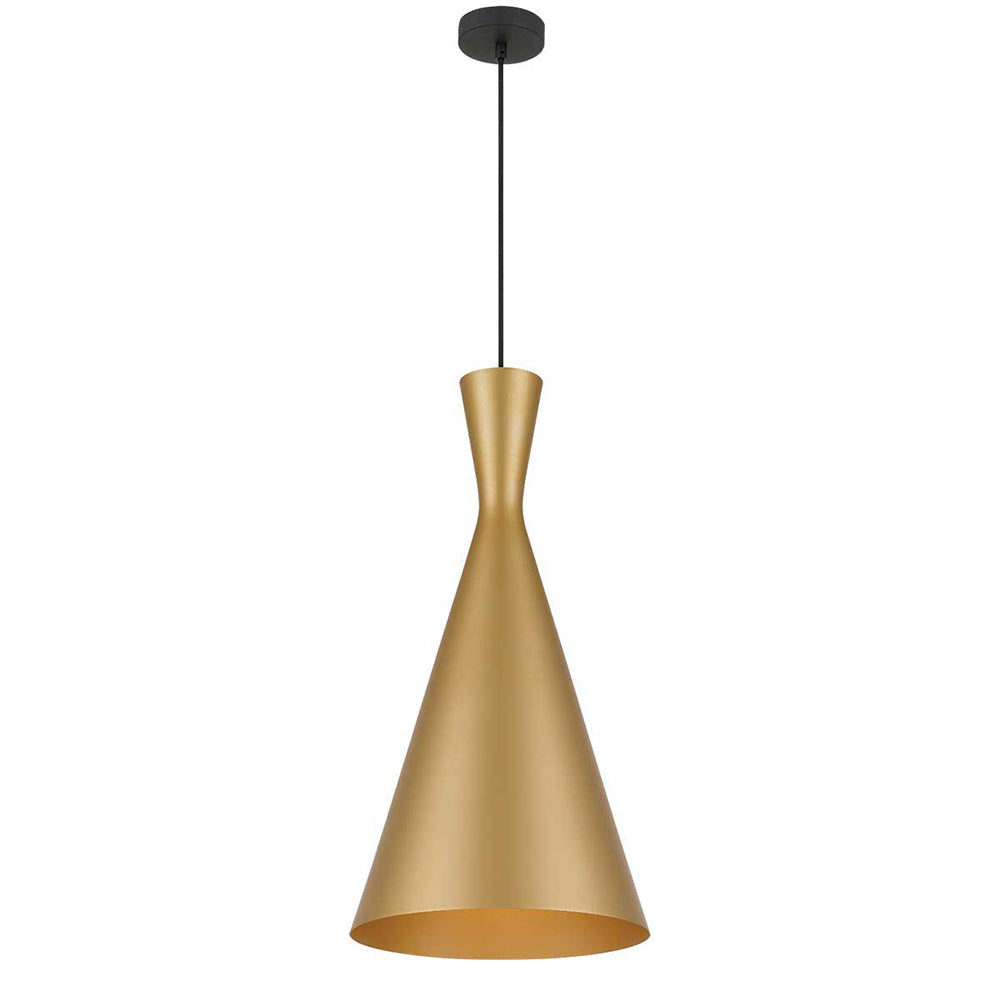 Buy Pendant Lights Australia Flero 30 1 Light Pendant Gold - FLERO PE30-GDB