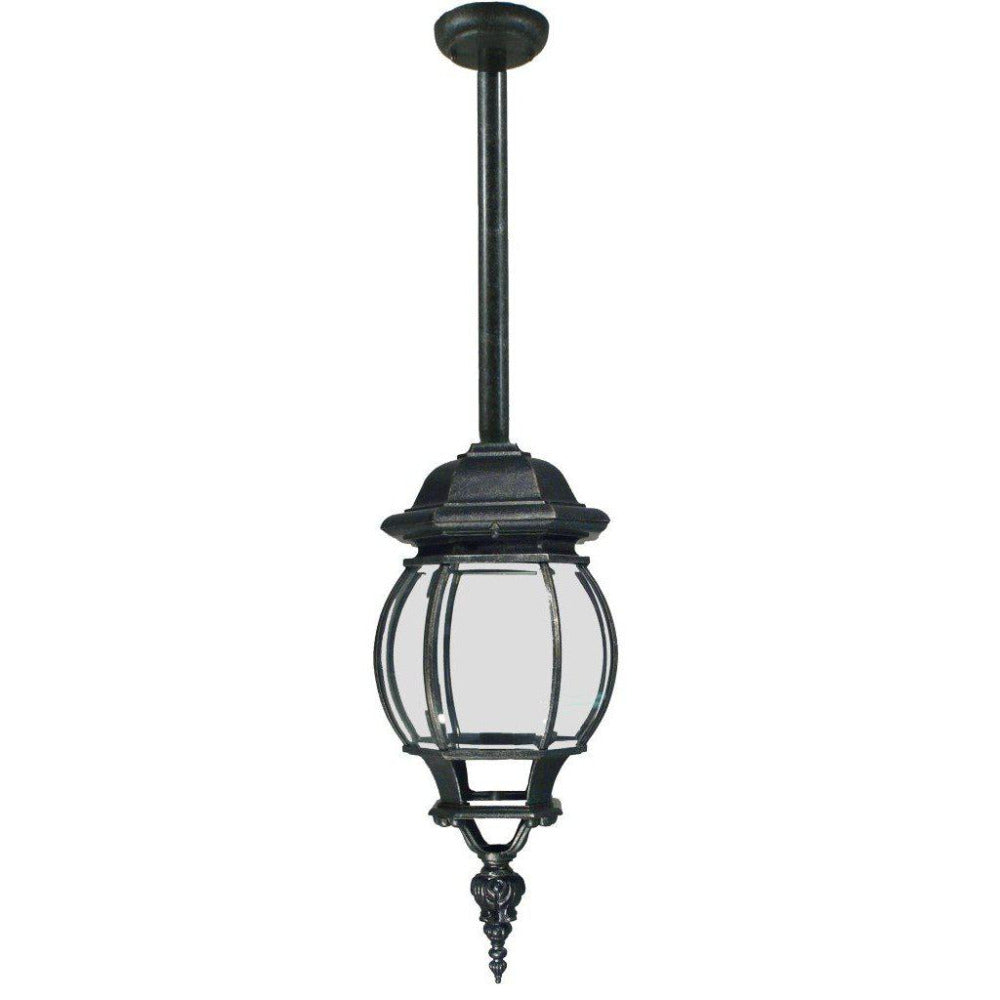 Buy Outdoor Pendant Lights Australia Flinders Large Outdoor Rod Pendant Antique Black IP12 - 1000189