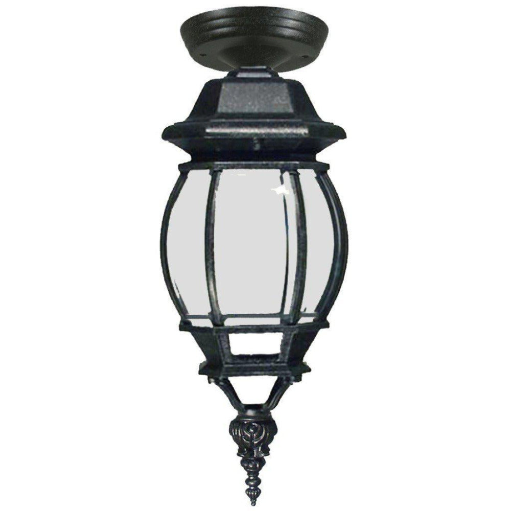 Buy Outdoor Close To Ceiling Lights Australia Flinders Small Under Eave Light Antique Black IP12 - 1000199