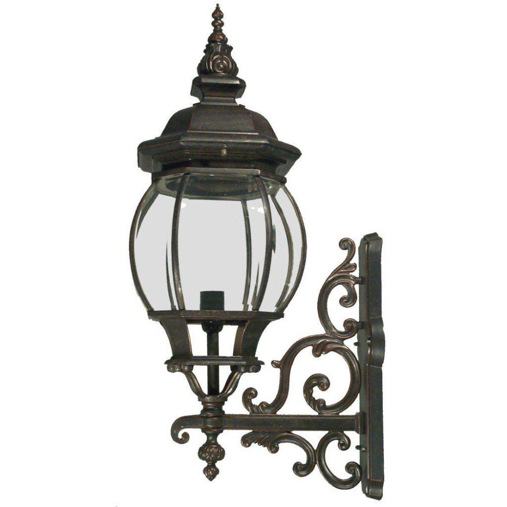 Buy Outdoor Wall Lanterns Australia Flinders Large Outdoor Wall Light Antique Bronze IP12 - 1000204