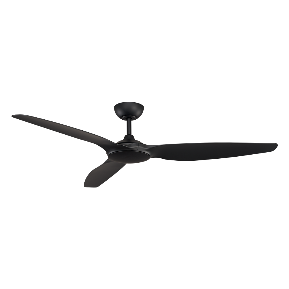 Flume AC Ceiling Fan 60" Black - FLU60BK