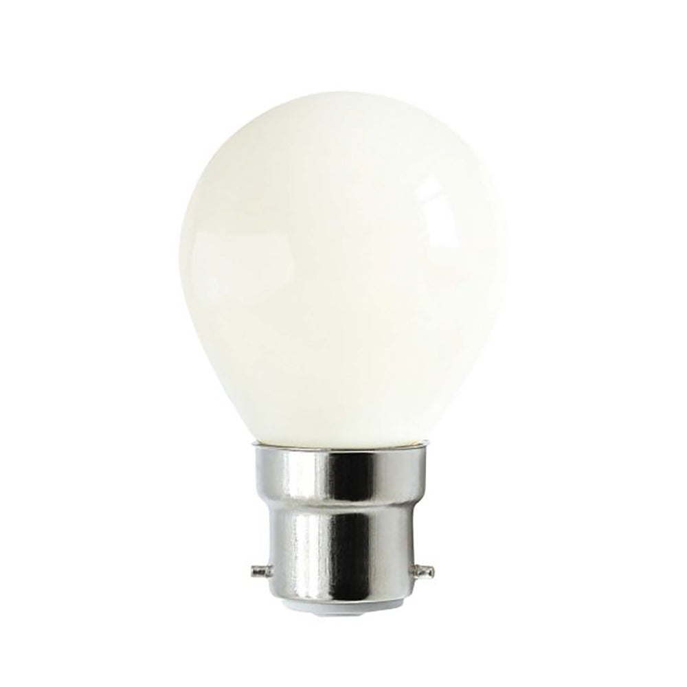 Buy LED Filament Globes Australia Fancy Round LED Filament Globe BC 4W 240V Frosted Glass 2700K - FR41D