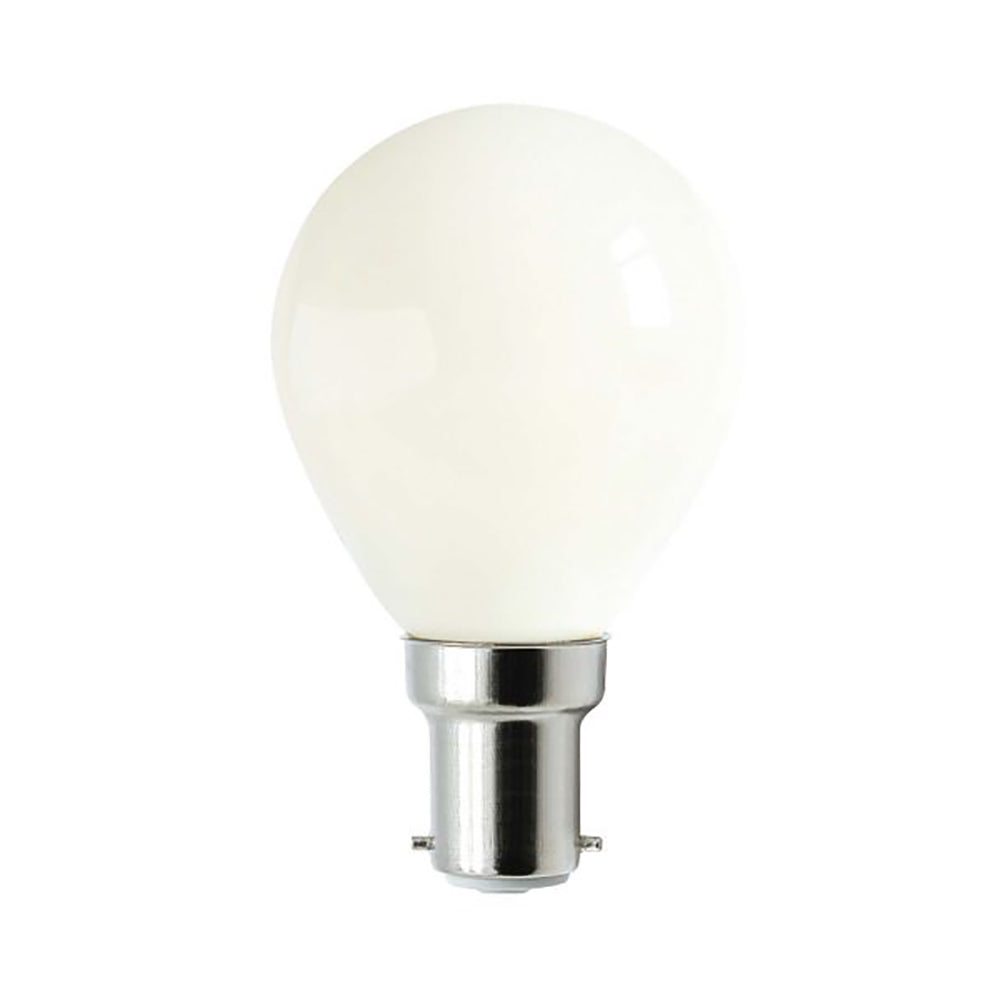 Buy LED Filament Globes Australia Fancy Round LED Filament Globe SBC 4W 240V Frosted Glass 2700K - FR45D