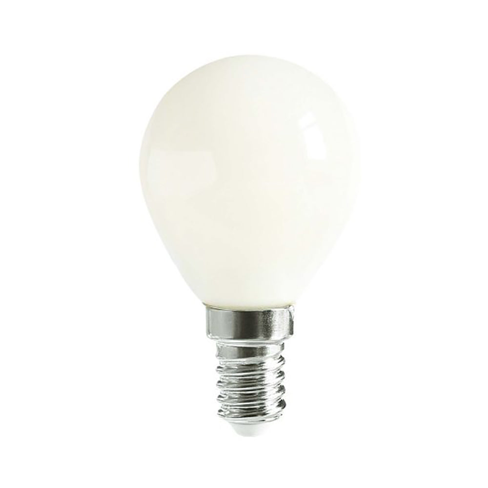 Buy LED Filament Globes Australia Fancy Round LED Filament Globe SES 4W 240V Frosted Glass 6000K - FR48D