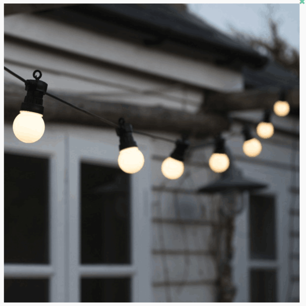 LED Festoon 20 Lights Black Opal - LL001FS01