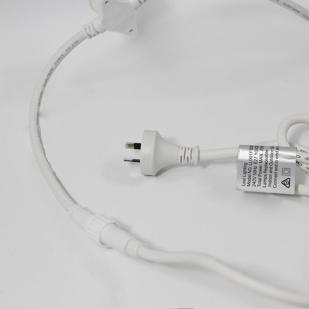 Buy Festoon Lights Australia Festoon Light Outdoor White - LL001FS03W