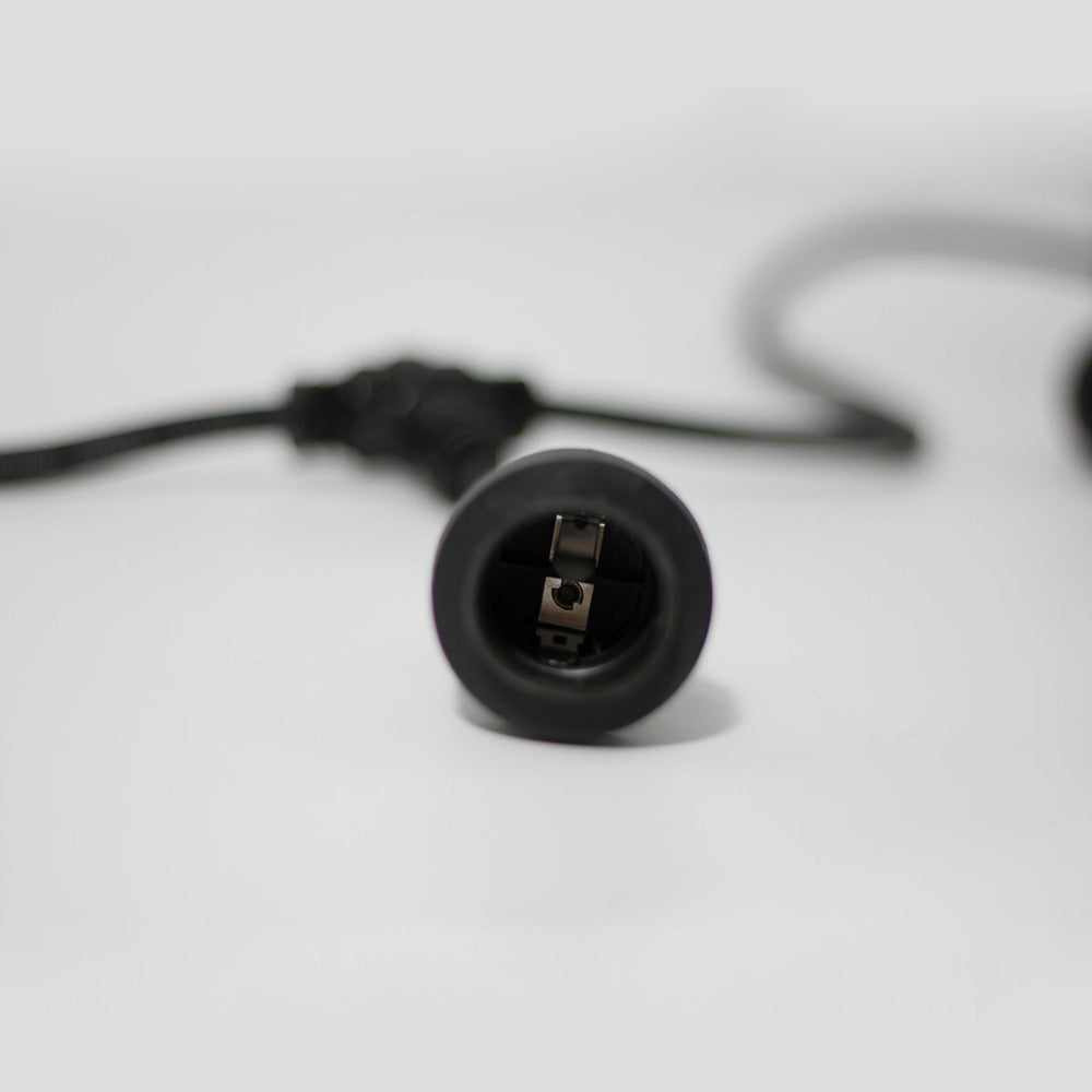 Buy Festoon Lights Australia Festoon Light Outdoor Hanging Black - LL001FS04B