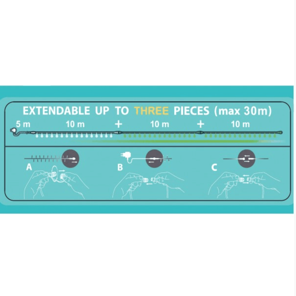 Buy Festoon Lights Australia LED Festoon 20 Lights Black Opal - LL001FS01