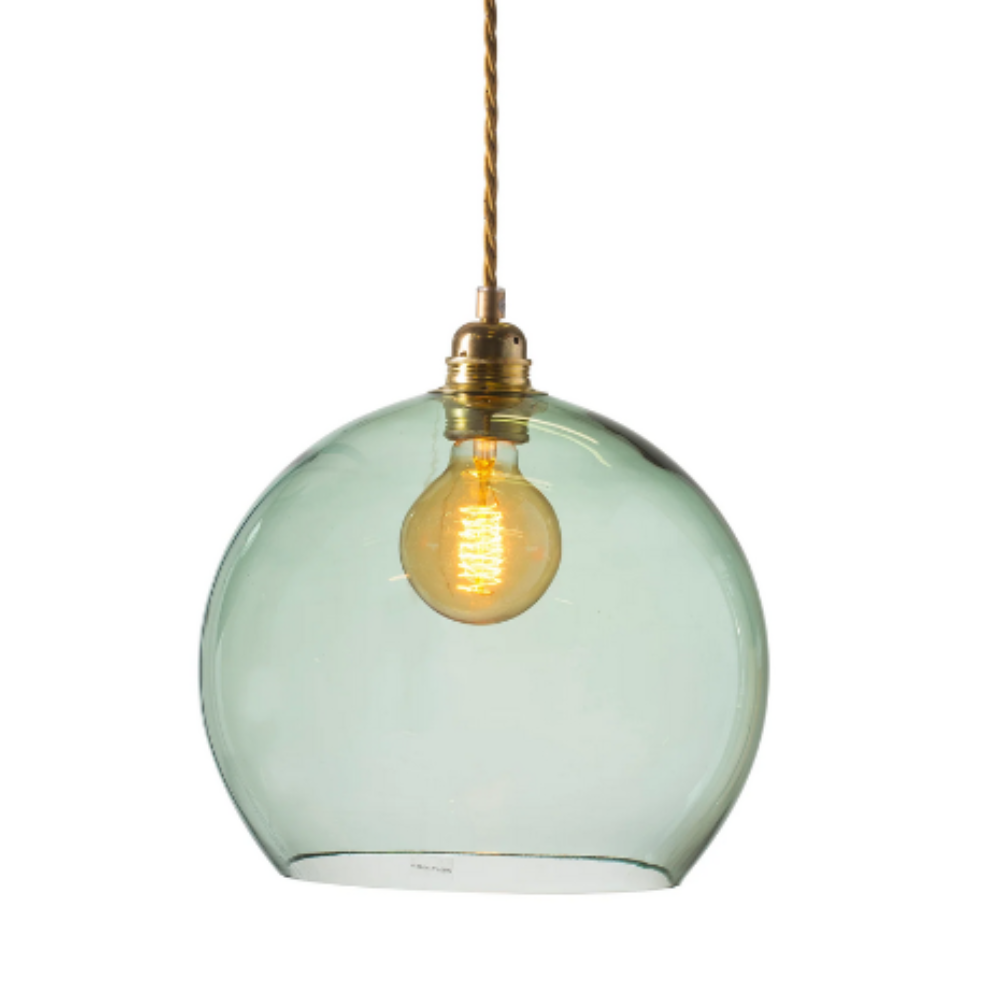 Buy Pendant Lights Australia Rowan Pendant Light W280mm Glass Matt Gold - LA101