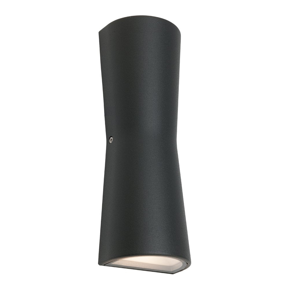 Buy Up / Down Wall Lights Australia Graz 2 Light 12W LED Exterior Wall Light Charcoal - GRAZ2ECHA
