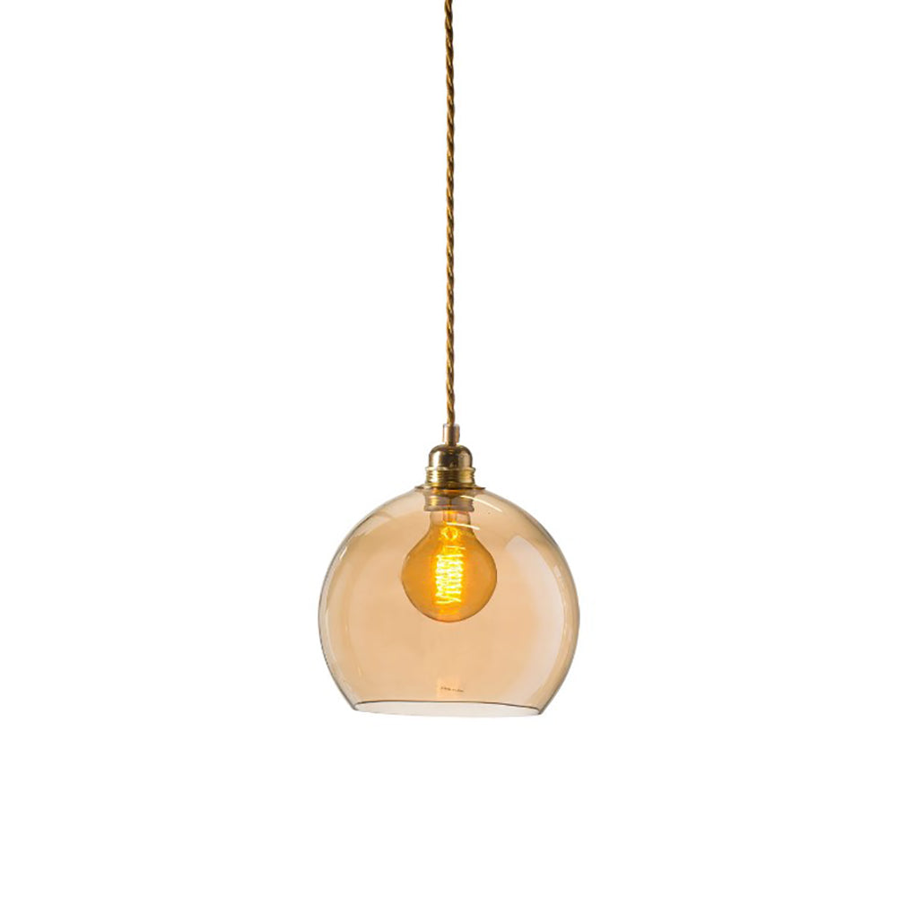 Buy Pendant Lights Australia Rowan Pendant Light W220mm Glass Matt Gold - LA101