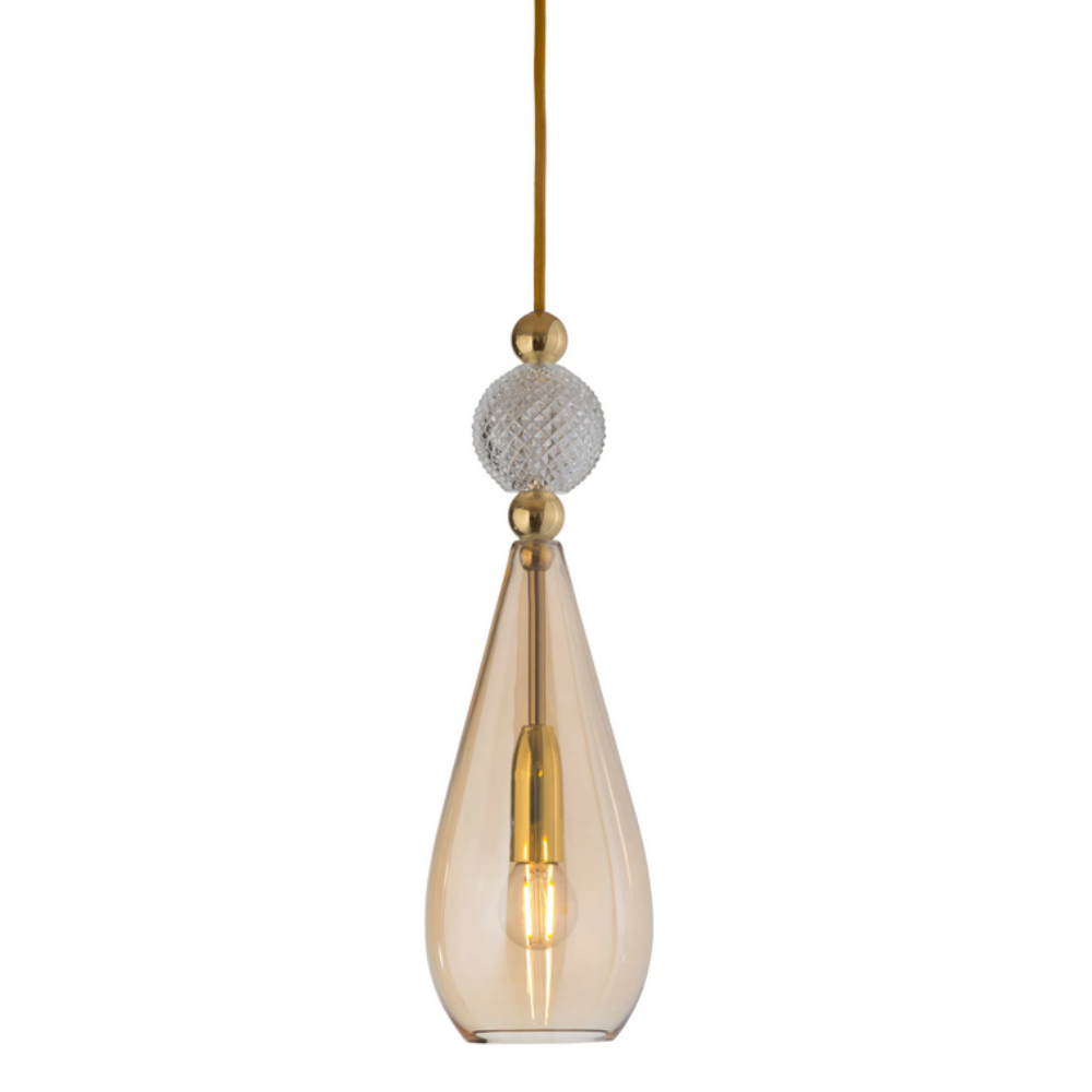 Buy Pendant Lights Australia Smykke Pendant Light W125mm Glass Check Ball - LA1011