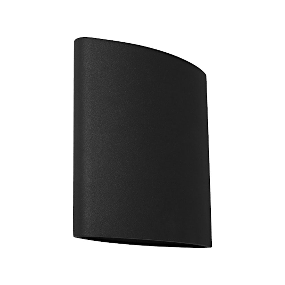 Buy Exterior Wall Lights Australia Herron LED Exterior Wall 2 Lights Black Metal - HERR2EBLK