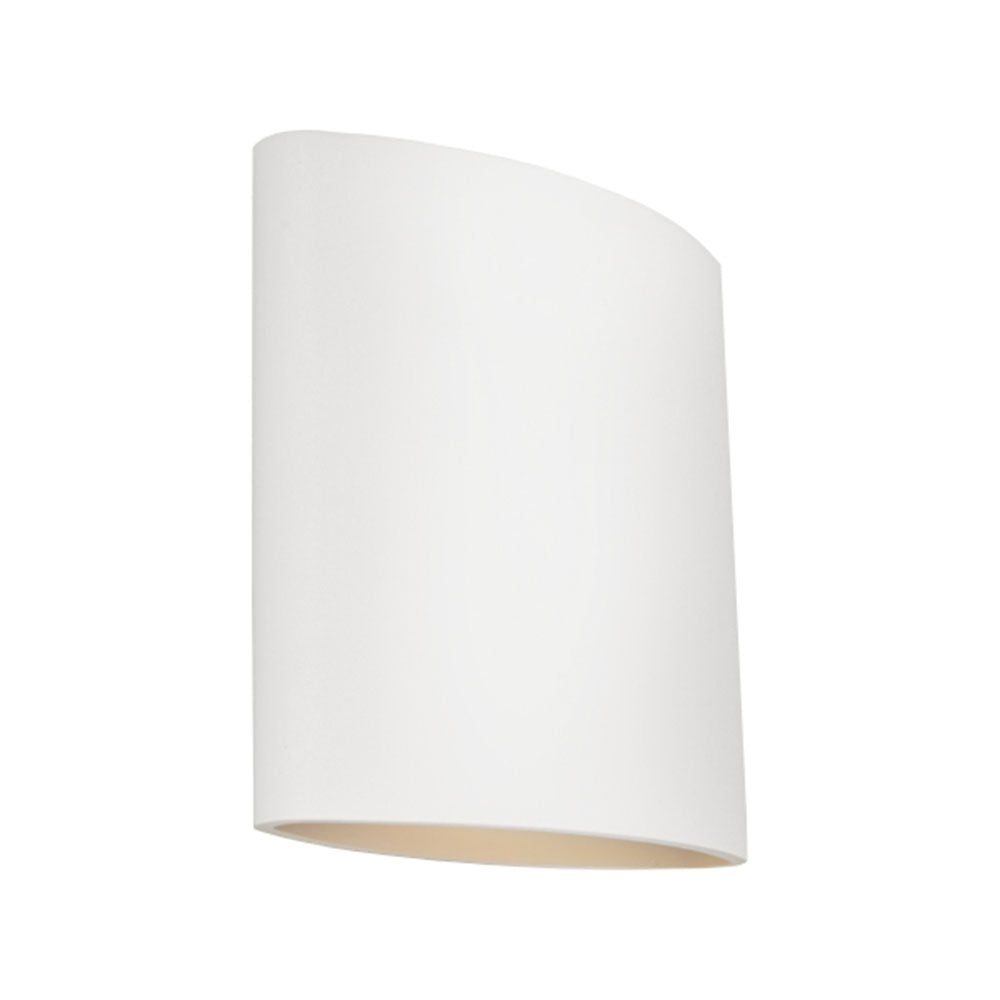 Buy Exterior Wall Lights Australia Herron LED Exterior Wall 2 Lights White Metal - HERR2EWHT
