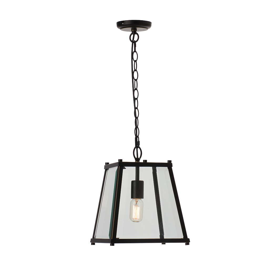 Buy Ceiling Lanterns Australia Ceiling Lantern Light W275mm Black Bronze Glass - HL-F10-BZ