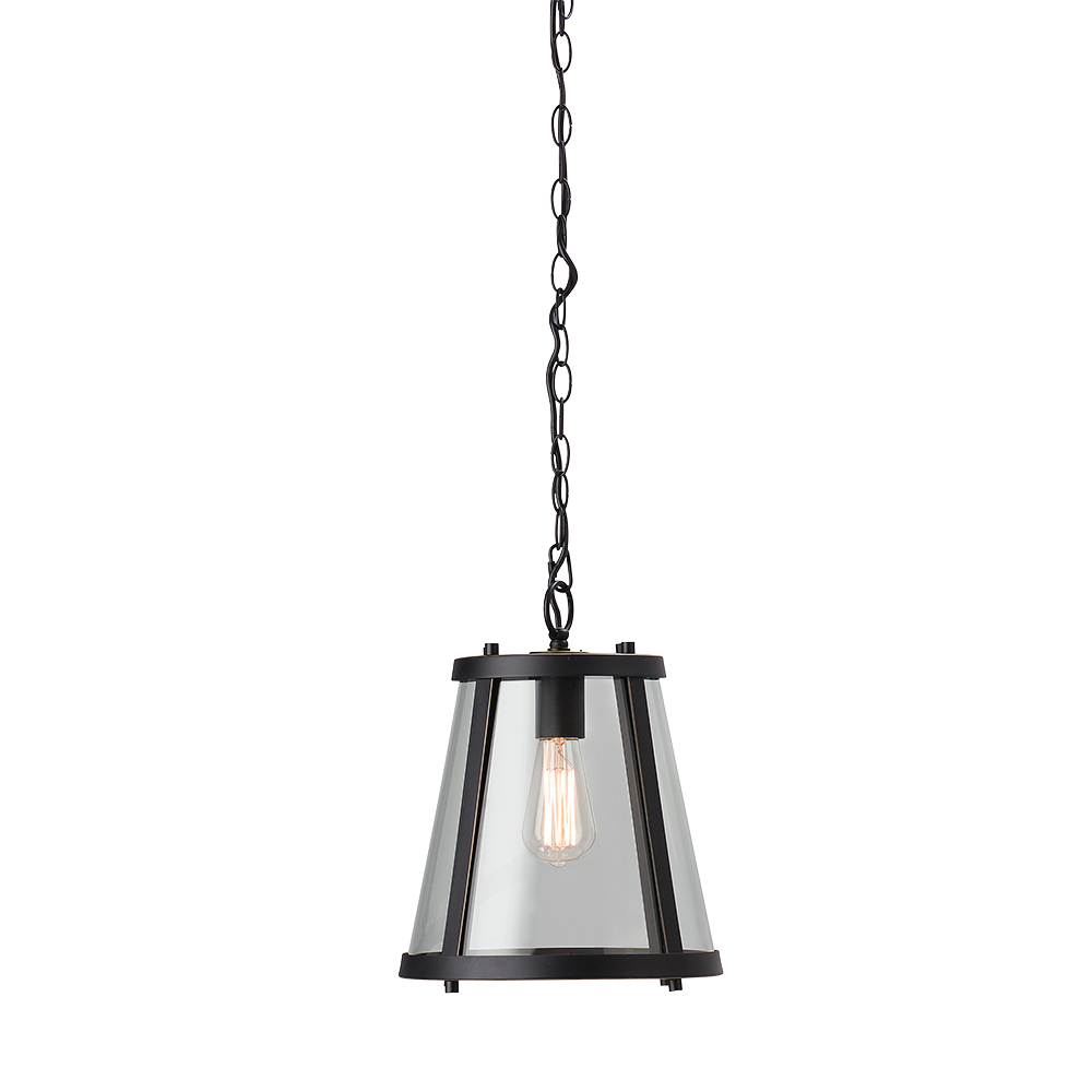 Buy Ceiling Lanterns Australia Ceiling Lantern Light W280mm Black Bronze Glass - HL-F28-BZ