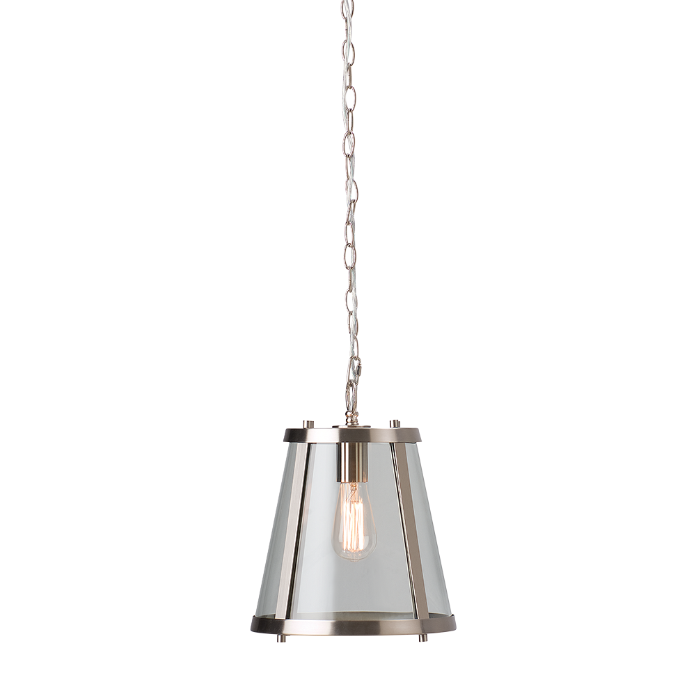 Buy Ceiling Lanterns Australia Ceiling Lantern Light W280mm Satin Nickel Glass - HL-F28-SN