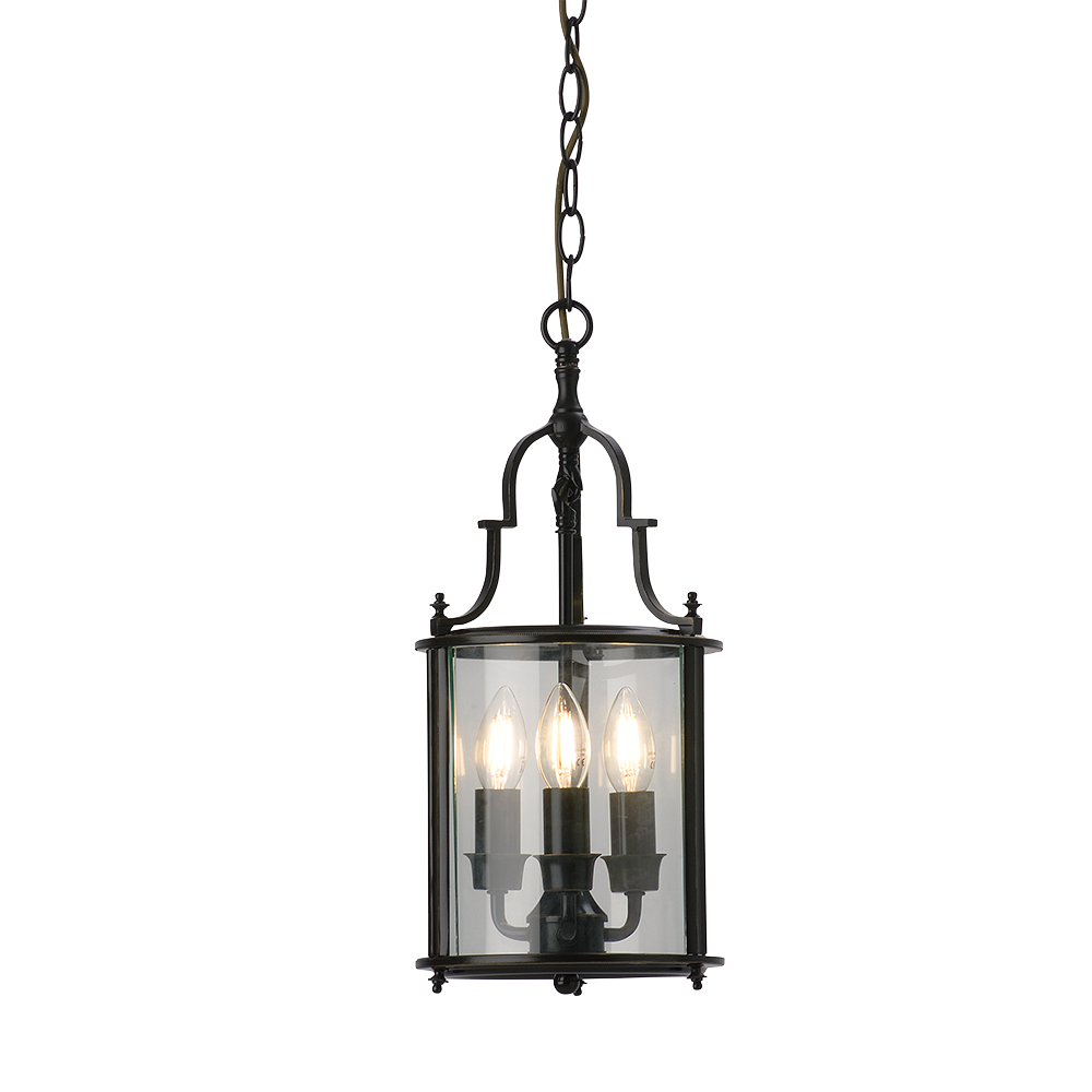 Buy Ceiling Lanterns Australia Ceiling Lantern 3 Lights W200mm Bronze Diamonde Glass - HL-PD1074-3A-BZ