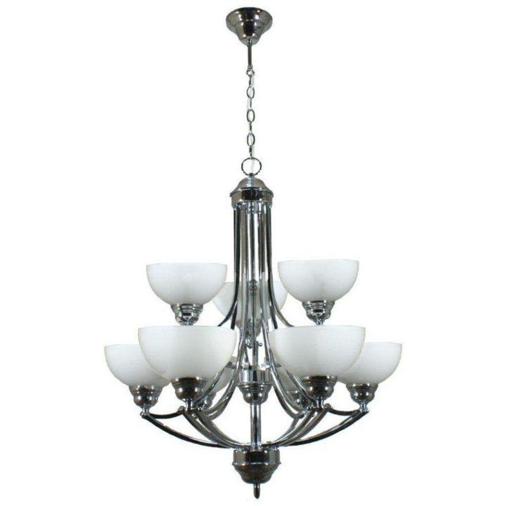 Buy Pendant Lights Australia Houston 9 Light Pendant Chrome- 1000256