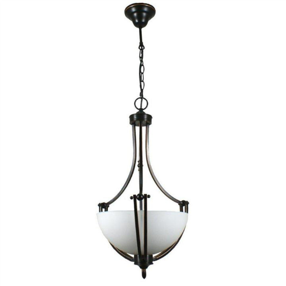 Buy Pendant Lights Australia Houston Single Suspension 2 Light Pendant Bronze - 1000262