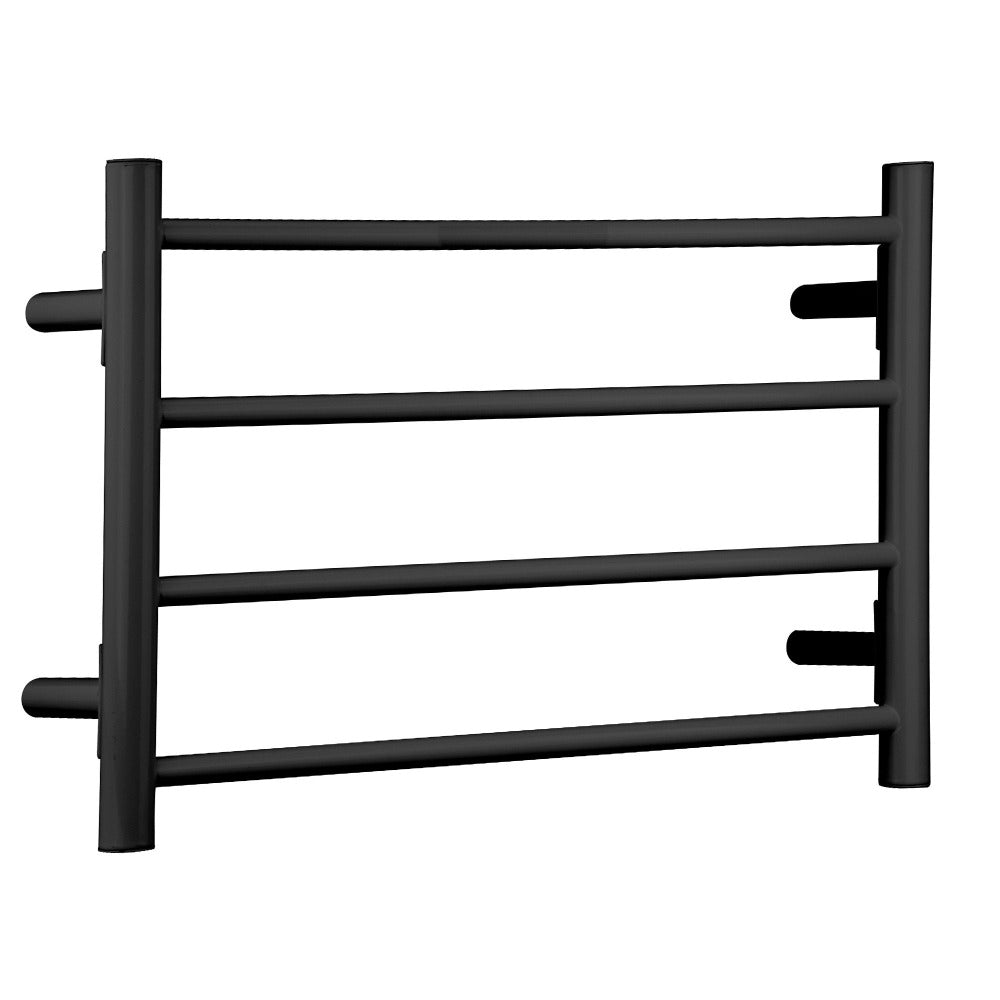 Yarra 4 Bar Heated Towel Rail Black - HT00104BK