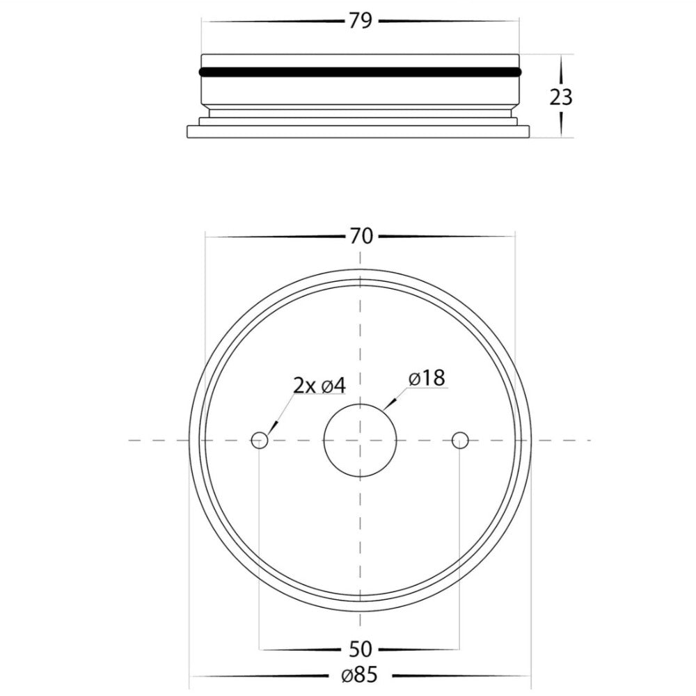 Buy Up / Down Wall Lights Australia Maxi Tivah Up & Down Wall Pillar Light 316 Stainless Steel 3CCT - HV1008T