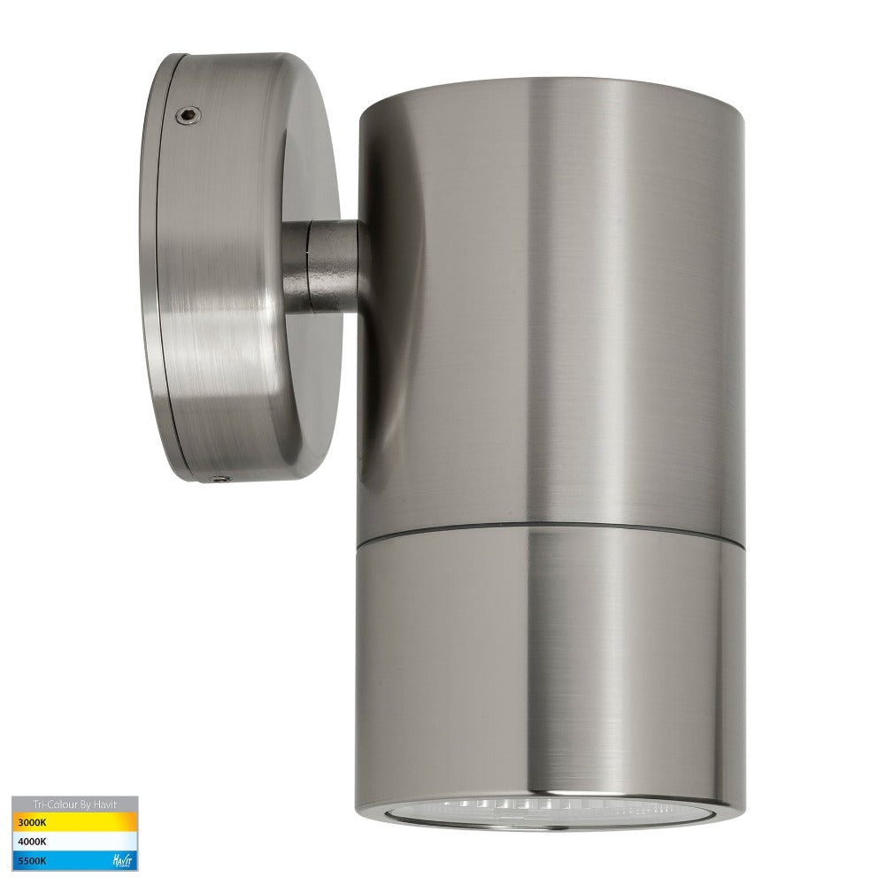 Buy Exterior Wall Lights Australia Maxi Tivah Fixed Down Wall Light 316 Stainless Steel 3CCT - HV1108T