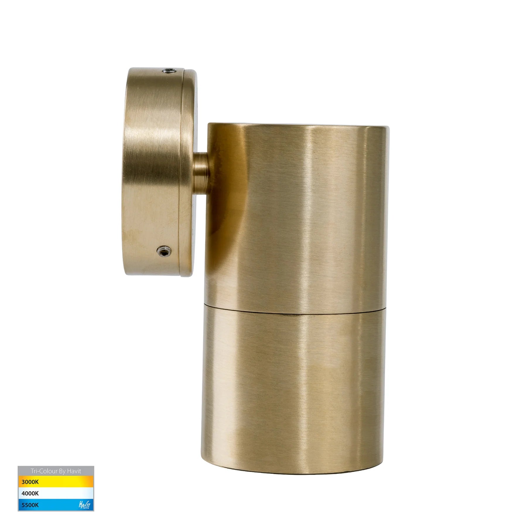 Buy Exterior Wall Lights Australia Tivah Exterior Down Wall Light 12V DC Solid Brass 3 CCT - HV1157MR16T