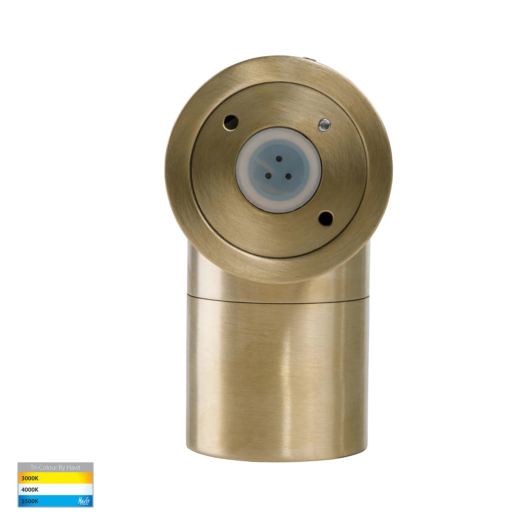 Buy Exterior Wall Lights Australia Tivah Exterior Down Wall Light 12V DC Solid Brass 3 CCT - HV1157MR16T