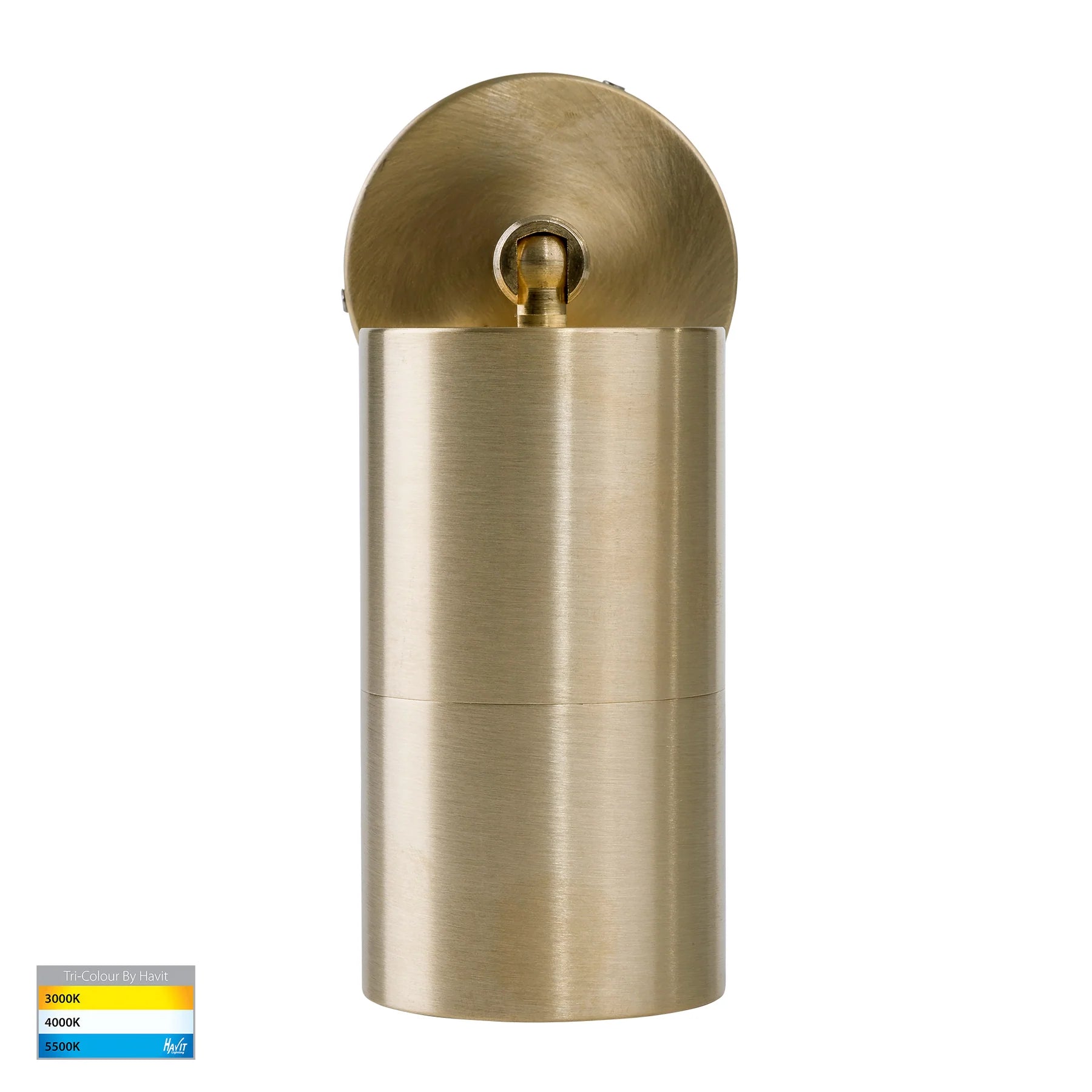 Buy Exterior Wall Lights Australia Tivah Exterior Wall Light Solid Brass / Clear Glass 3 CCT - HV1257GU10T