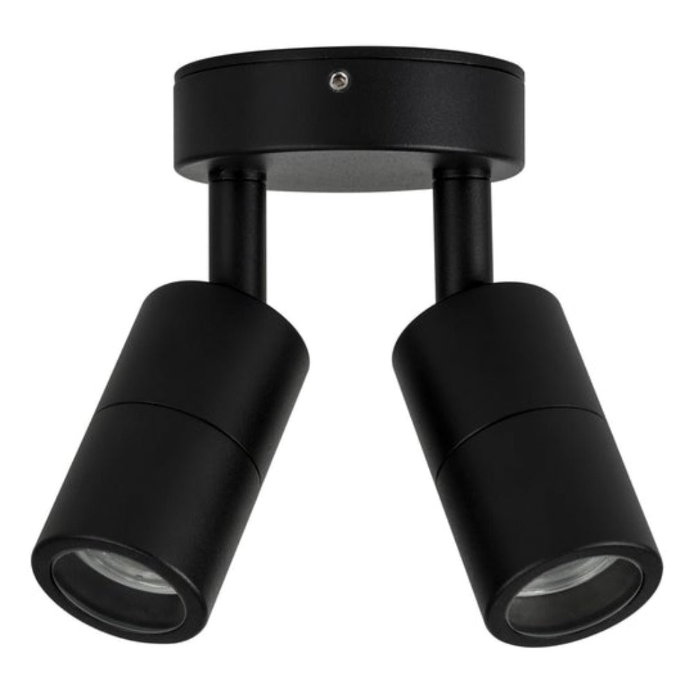 Buy Exterior Spotlights Australia Mini Tivah Exterior 2 Spotlight Black 4000K - HV1327MR11NW