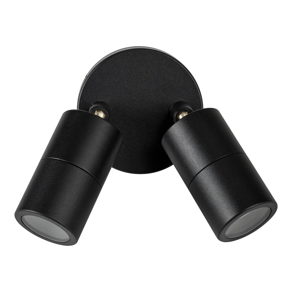 Buy Exterior Spotlights Australia Mini Tivah Exterior 2 Spotlight Black 4000K - HV1327MR11NW