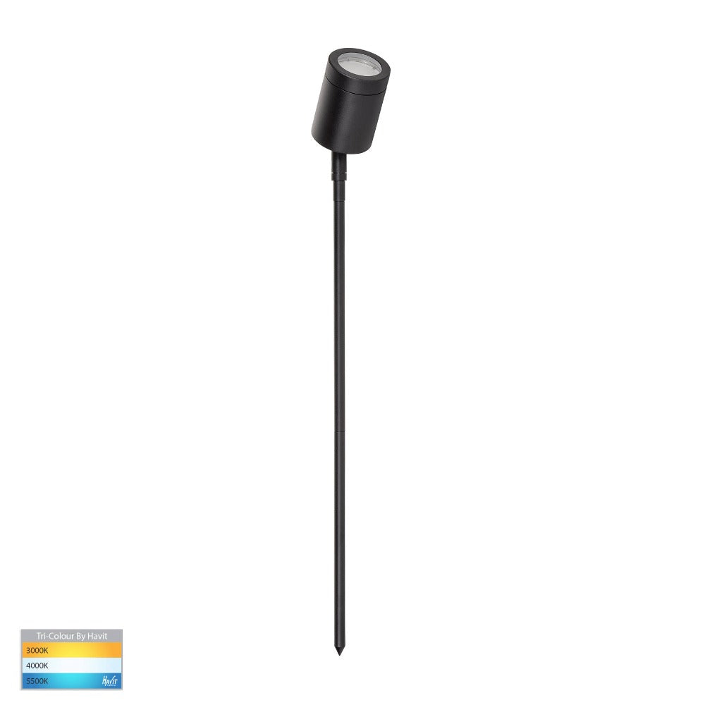 Buy Spike Lights Australia Pointe Spike Light Black 316 Stainless Steel 3CCT - HV1401T-BLK