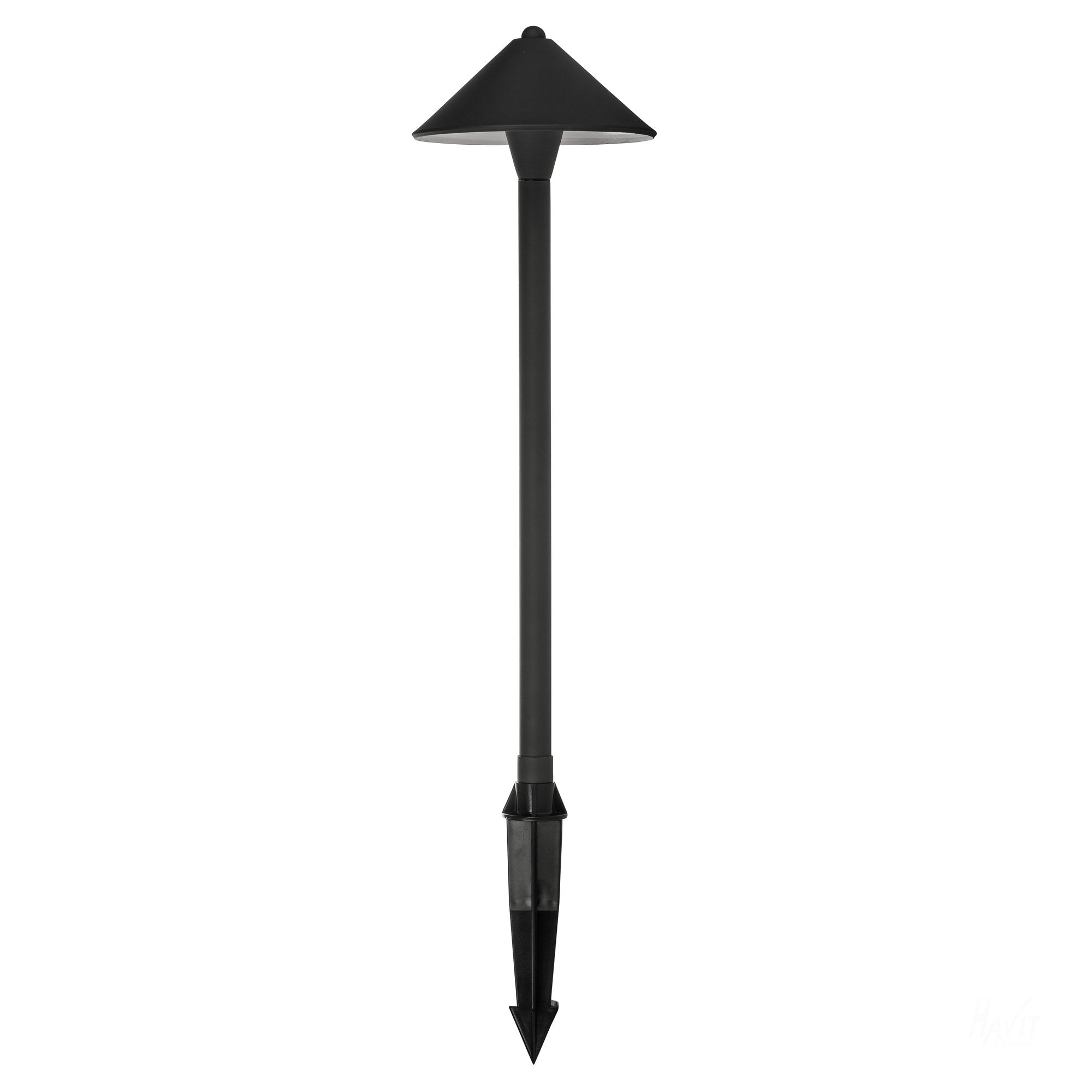 Buy Pathway Lights Australia HV1455W Forn Bollard Light with Spike 3000K - 225mm Spike Antique Brass