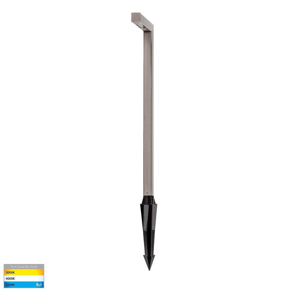 Buy Pathway Lights Australia Nedia Square Spike Light 316 Stainless Steel 3CCT - HV1459T-SS316