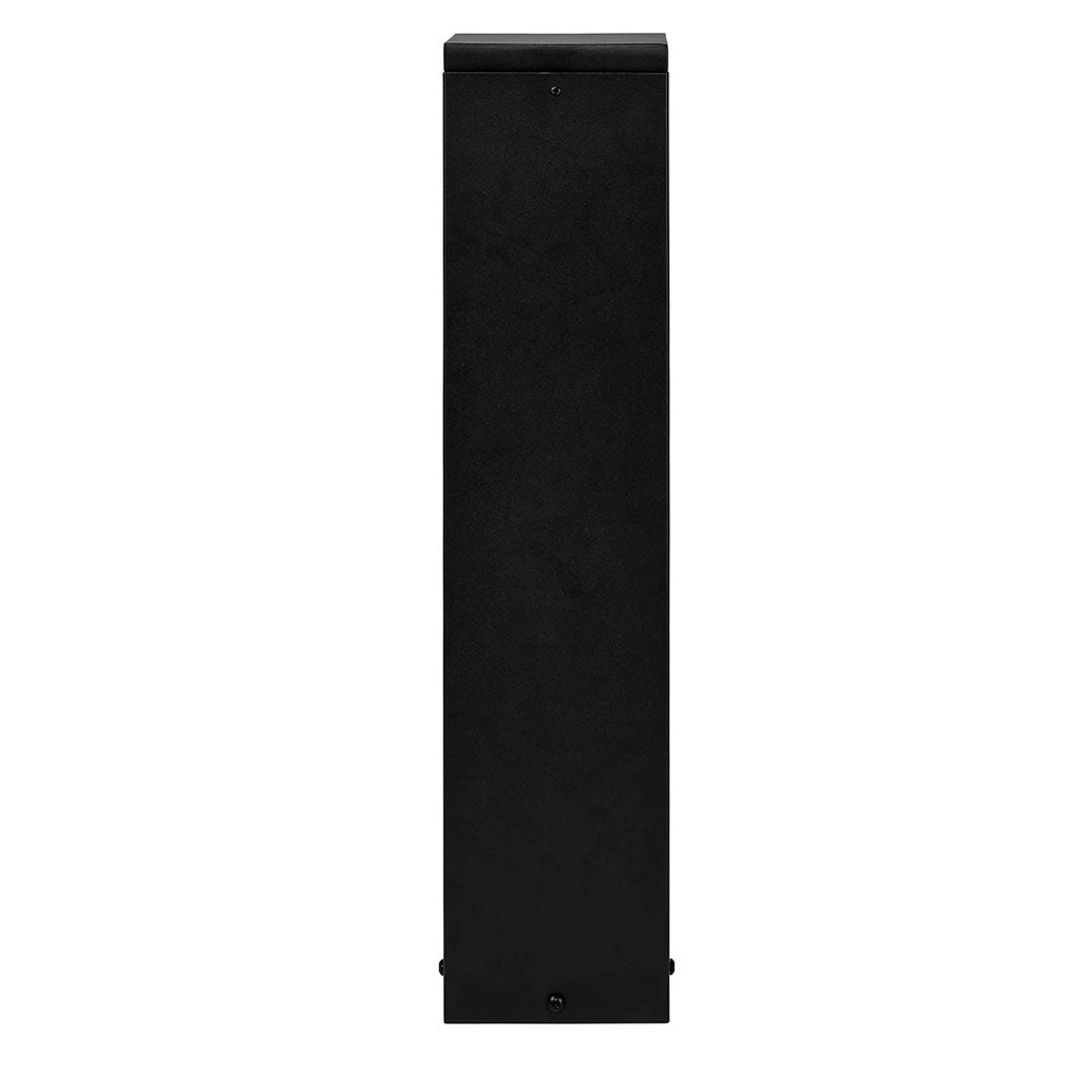Buy Bollard Lights Australia Fedor Square Bollard Light 24V DC H525mm  Black Aluminium 3 CCT - HV1630T-BLK-24V-SQ