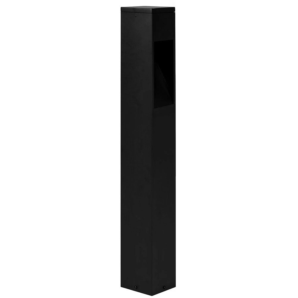Buy Bollard Lights Australia Fedor Square Bollard Light H925mm Black Aluminium 3 CCT - HV1631T-BLK-240V-SQ